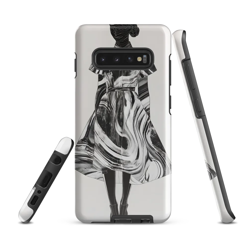 Whirls of Elegance: A Contemporary Fashion Design | Phone Case |  S10 Plus | Tough Case | Glossy