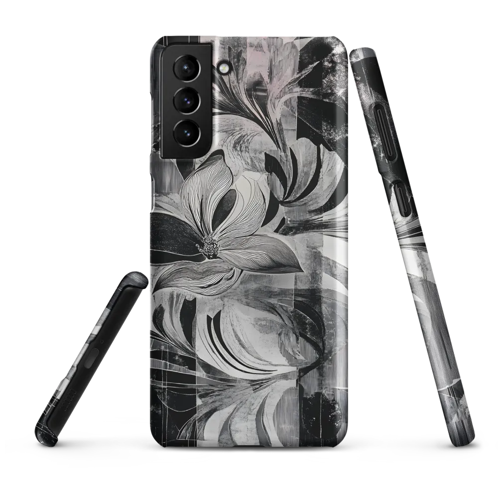 Floral Fusion in Monochrome