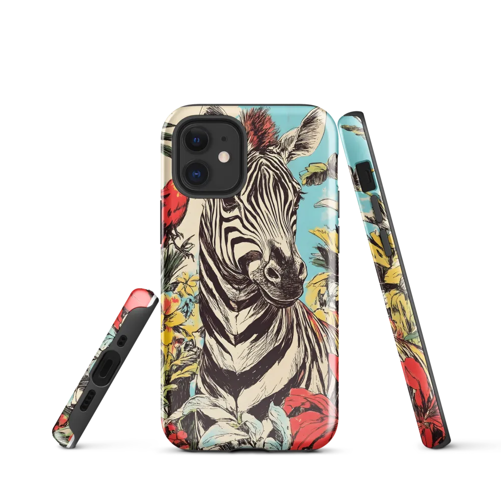 Zebra in Tropical Reverie
