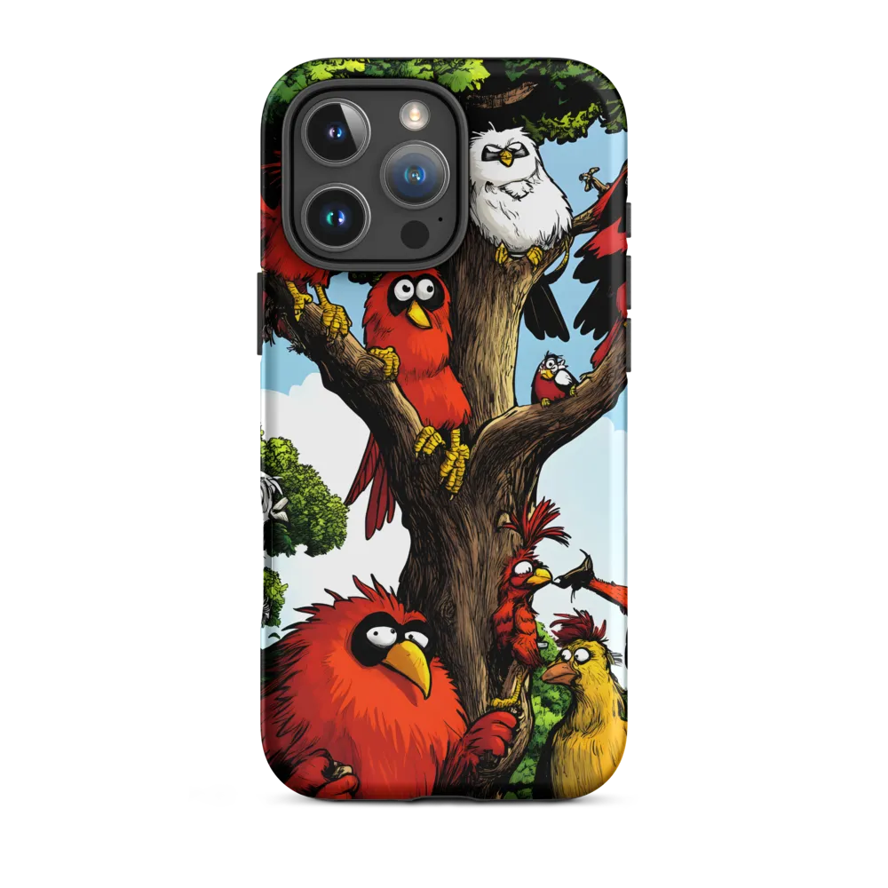 Whimsical Avian Gathering
