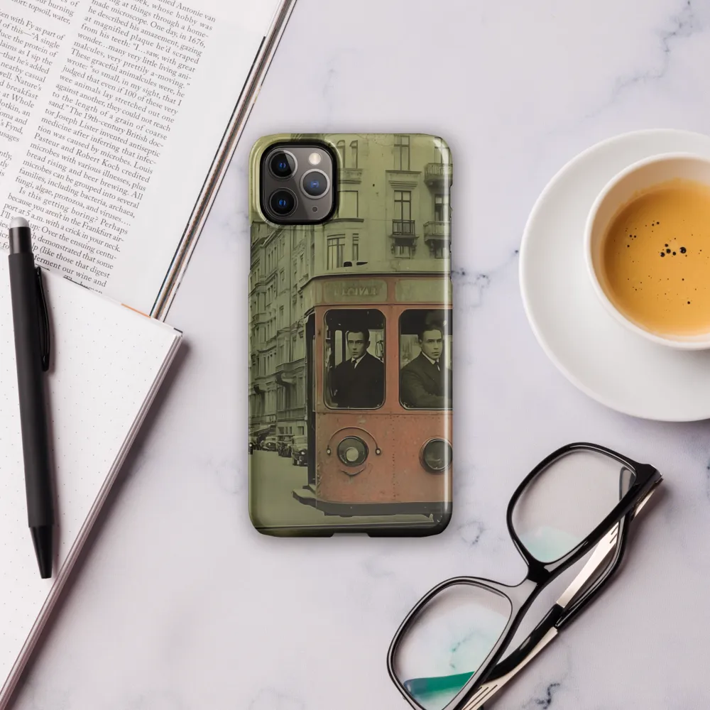 Echoes of the Past: A Tram's Journey Through Time | Phone Case |  11 Pro Max | Snap Case | Glossy