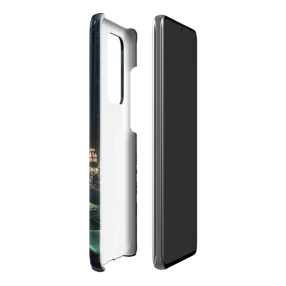 Mysterious Encounters in a Neon City | Phone Case |  S20 Ultra | Snap Case | Glossy