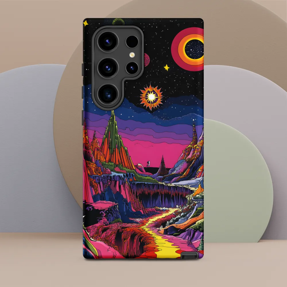 Galactic Wonders: A Journey Through an Alien Landscape