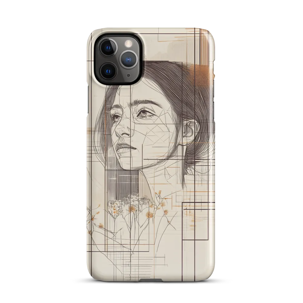 Serenity in Lines | Phone Case |  11 Pro Max | Snap Case | Glossy