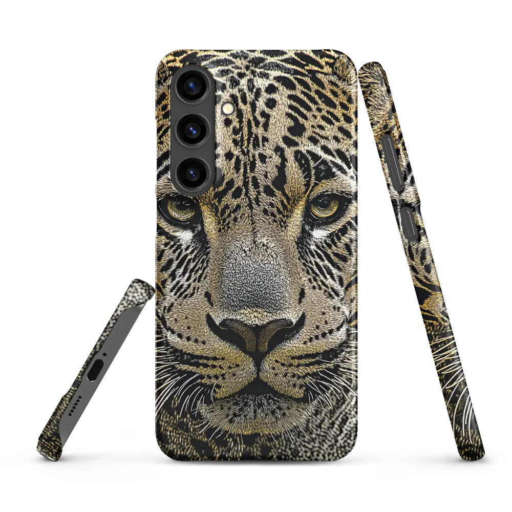 The Majestic Gaze: Portrait of a Leopard