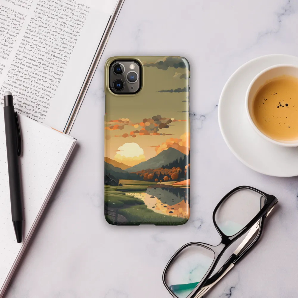 Whispers of Autumn: A Tranquil Evening | Phone Case |  11 Pro Max | Snap Case | Glossy