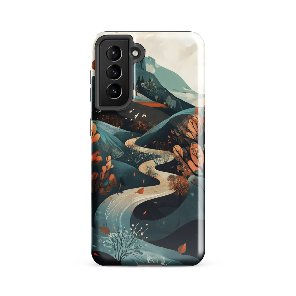 Whispers of Autumn: A Serene Journey | Phone Case |  S21 FE | Tough Case | Glossy