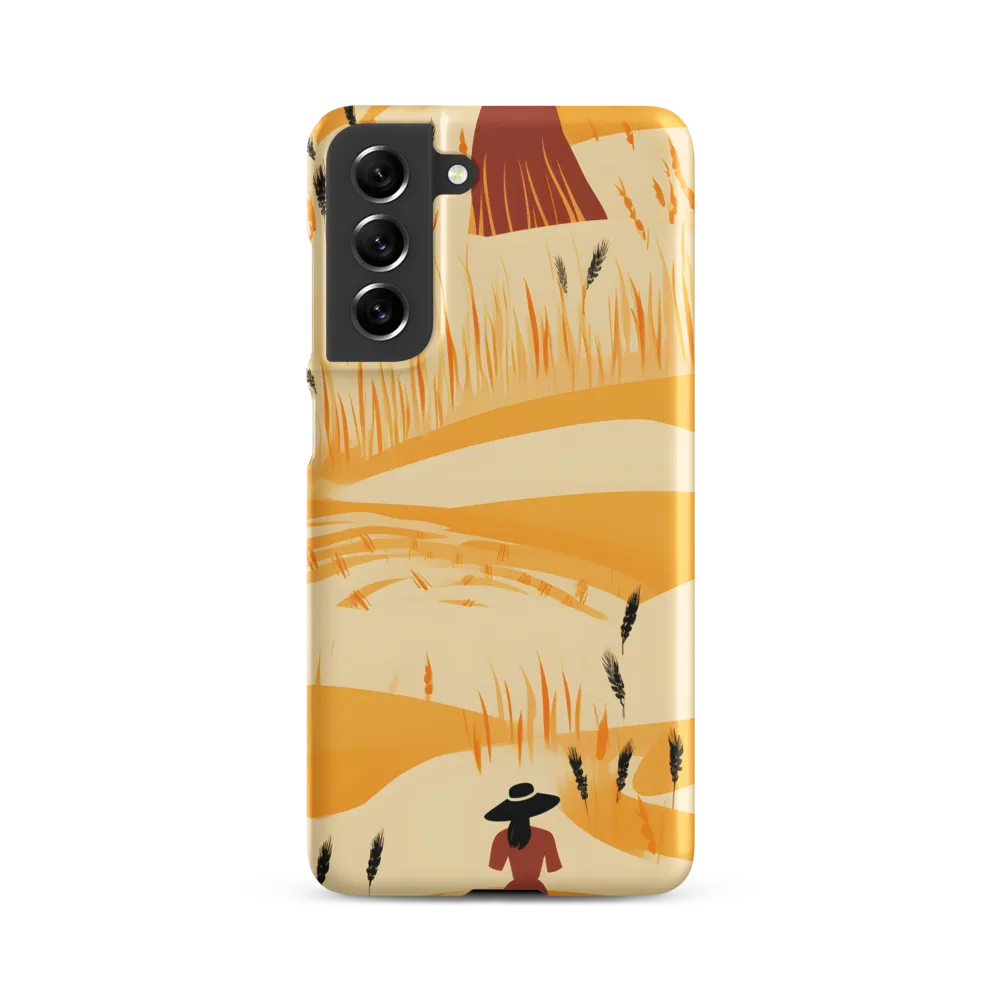 Embracing the Fields: A Floral Journey | Phone Case |  S21 FE | Snap Case | Matte