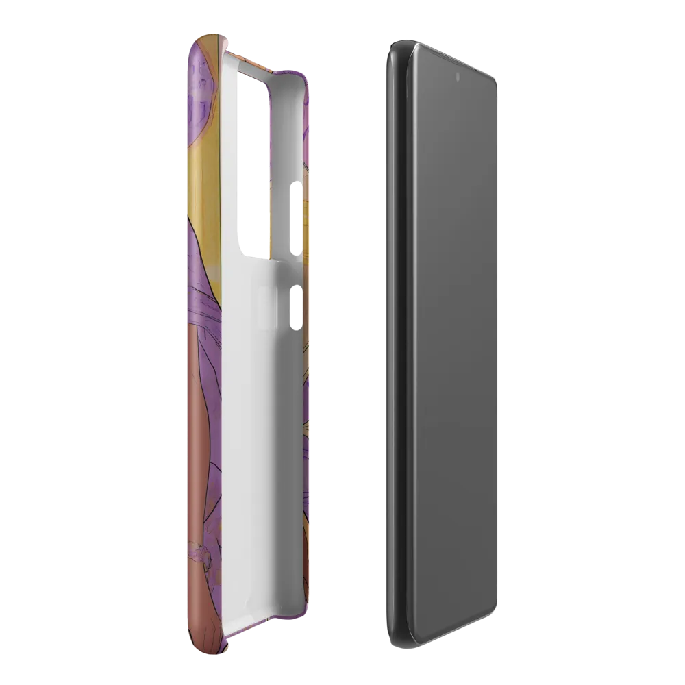Elegance in Floral Harmony | Phone Case |  S21 Ultra | Snap Case | Matte