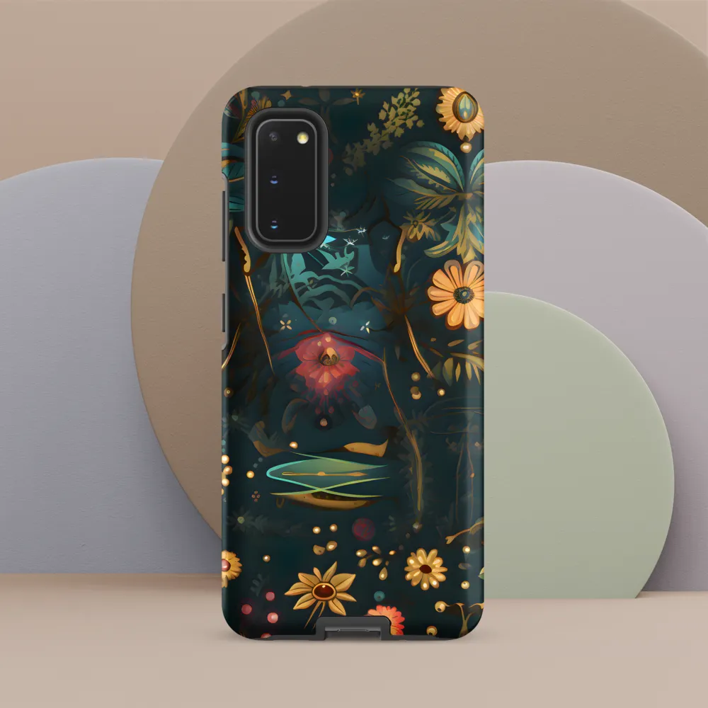 Whimsy in Flora: An Art Nouveau Journey | Phone Case |  S20 | Tough Case | Matte