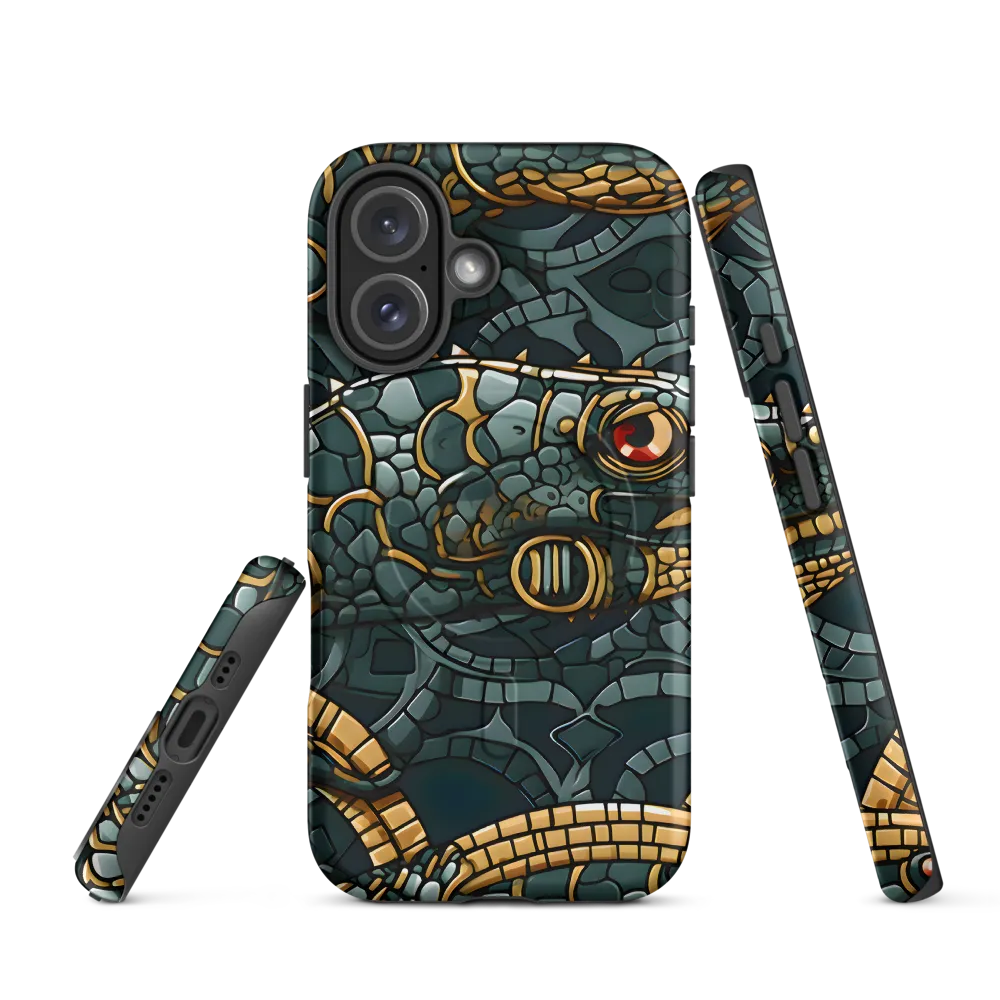 Lizards of Abstraction | Phone Case |  16 | MagSafe® Tough Case | Matte
