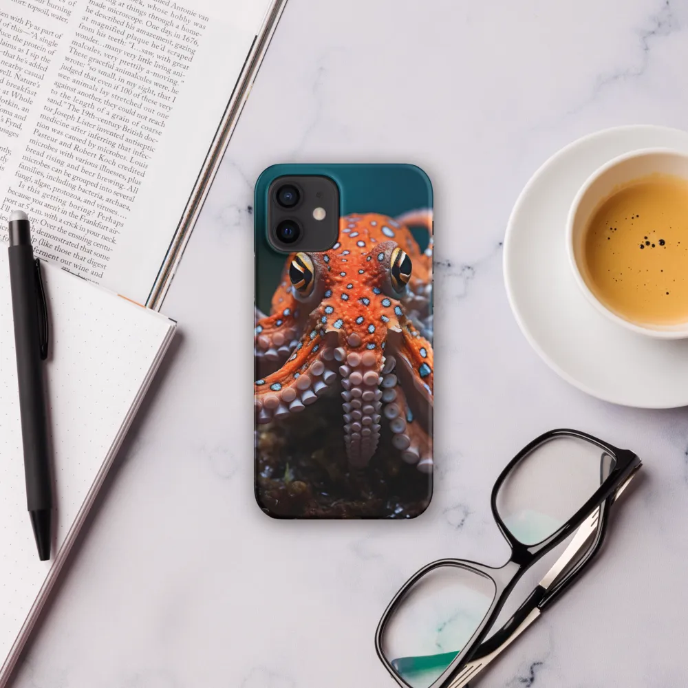 Curiosity of the Deep: The Orange Octopus | Phone Case |  12 | Snap Case | Matte