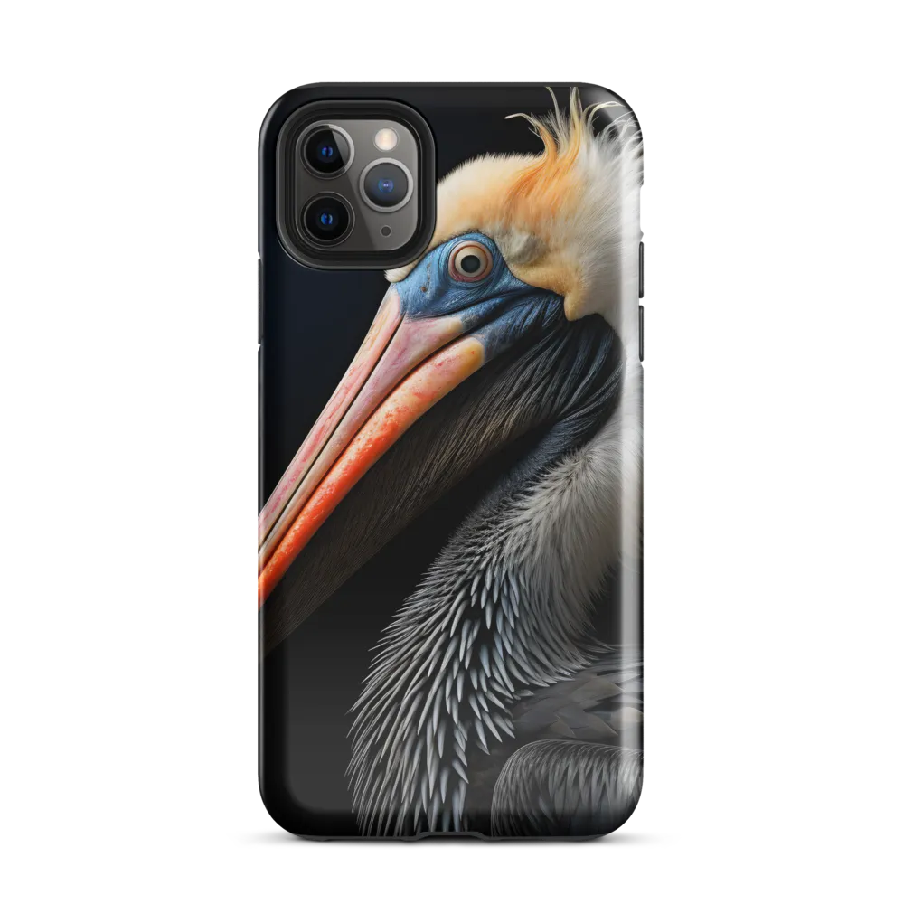 Majestic Portrait of a Pelican | Phone Case |  11 Pro Max | Tough Case | Glossy