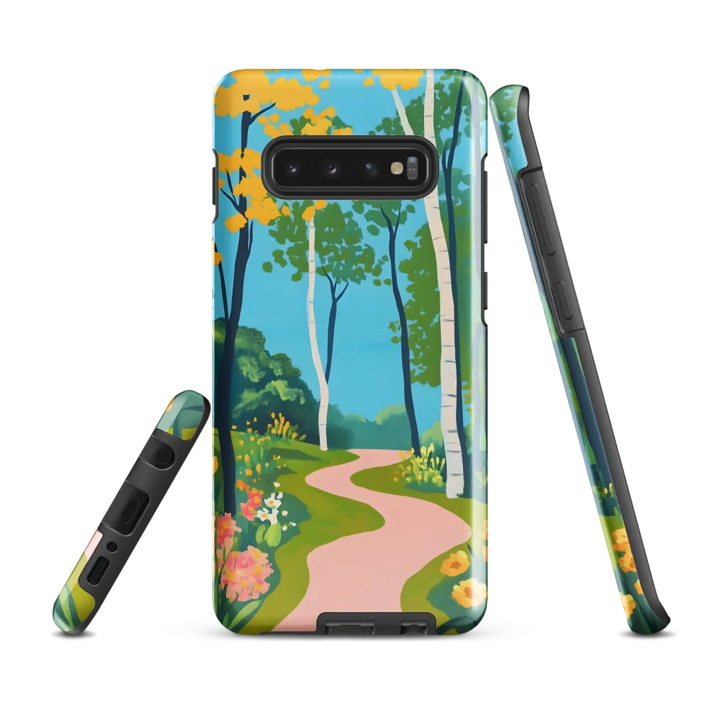 The Winding Path of Nature | Phone Case |  S10 Plus | Tough Case | Glossy