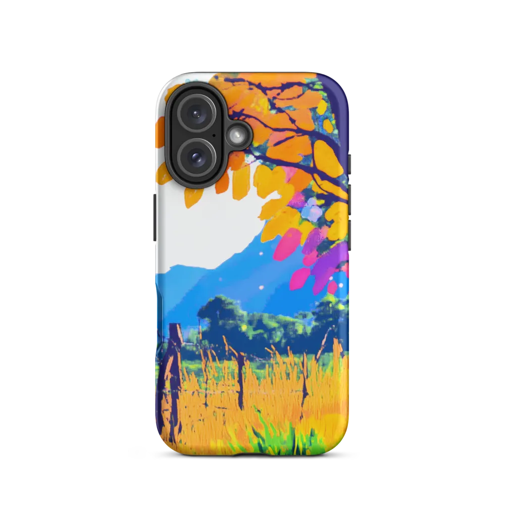 Autumn Serenity in a Vibrant Landscape | Phone Case