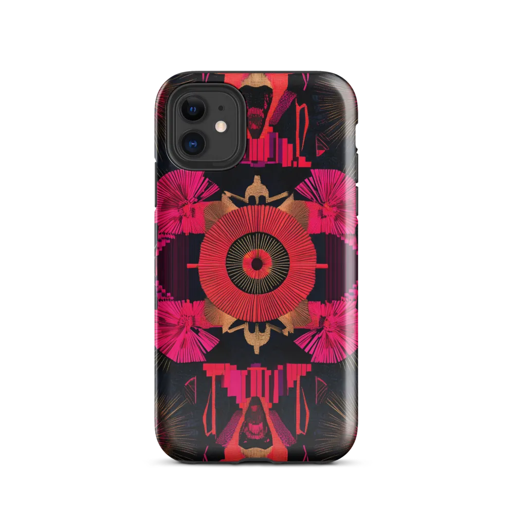 Dynamic Geometric Symphony | Phone Case |  11 | Tough Case | Glossy