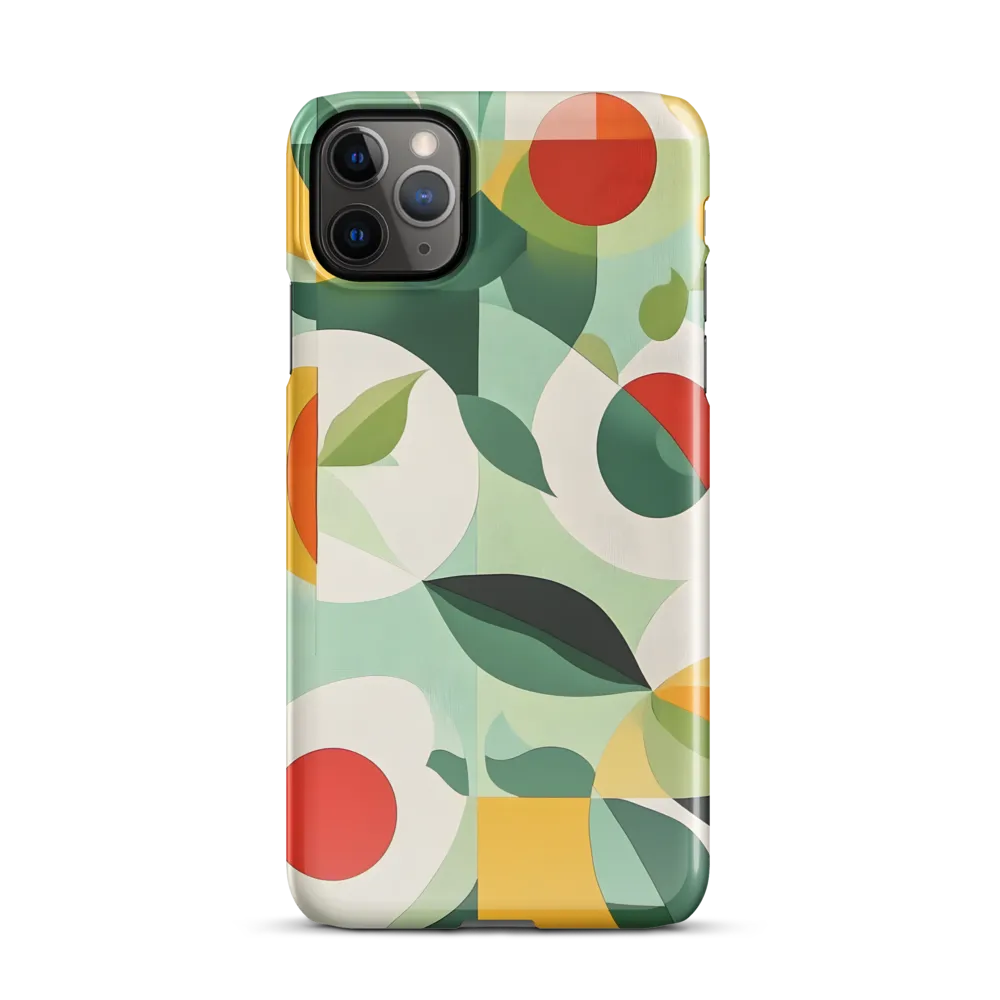 Harmony in Shapes: A Playful Abstract Design | Phone Case |  11 Pro Max | Snap Case | Glossy