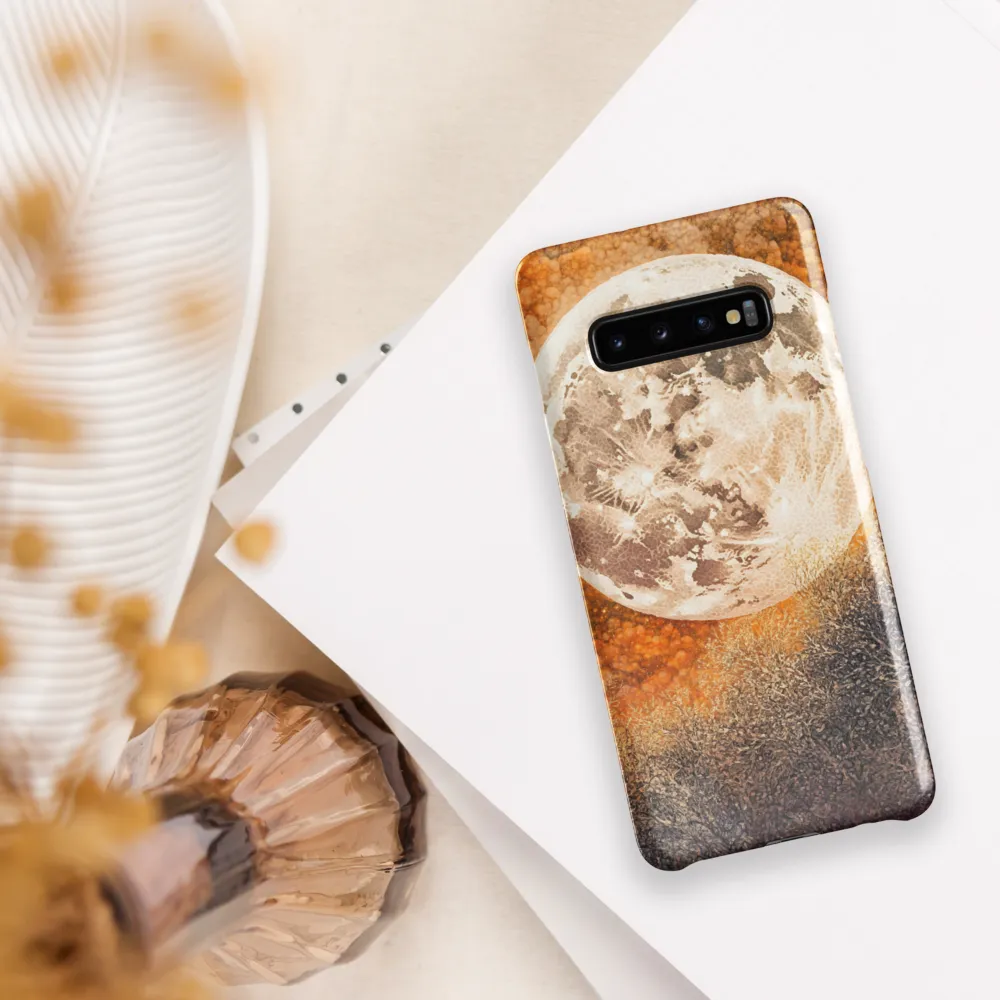 Luminous Serenity: The Enchanted Moon | Phone Case |  S10 Plus | Snap Case | Glossy