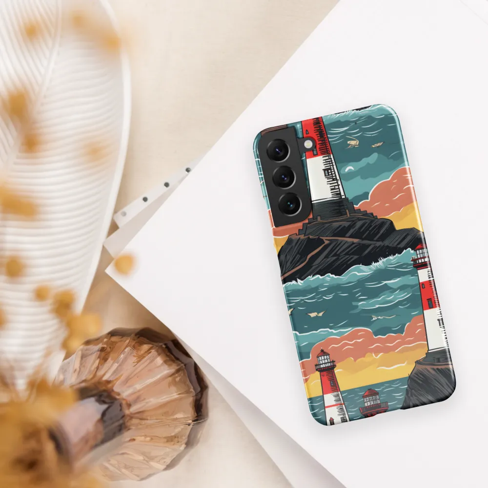 Lighthouses in a Whimsical Ocean