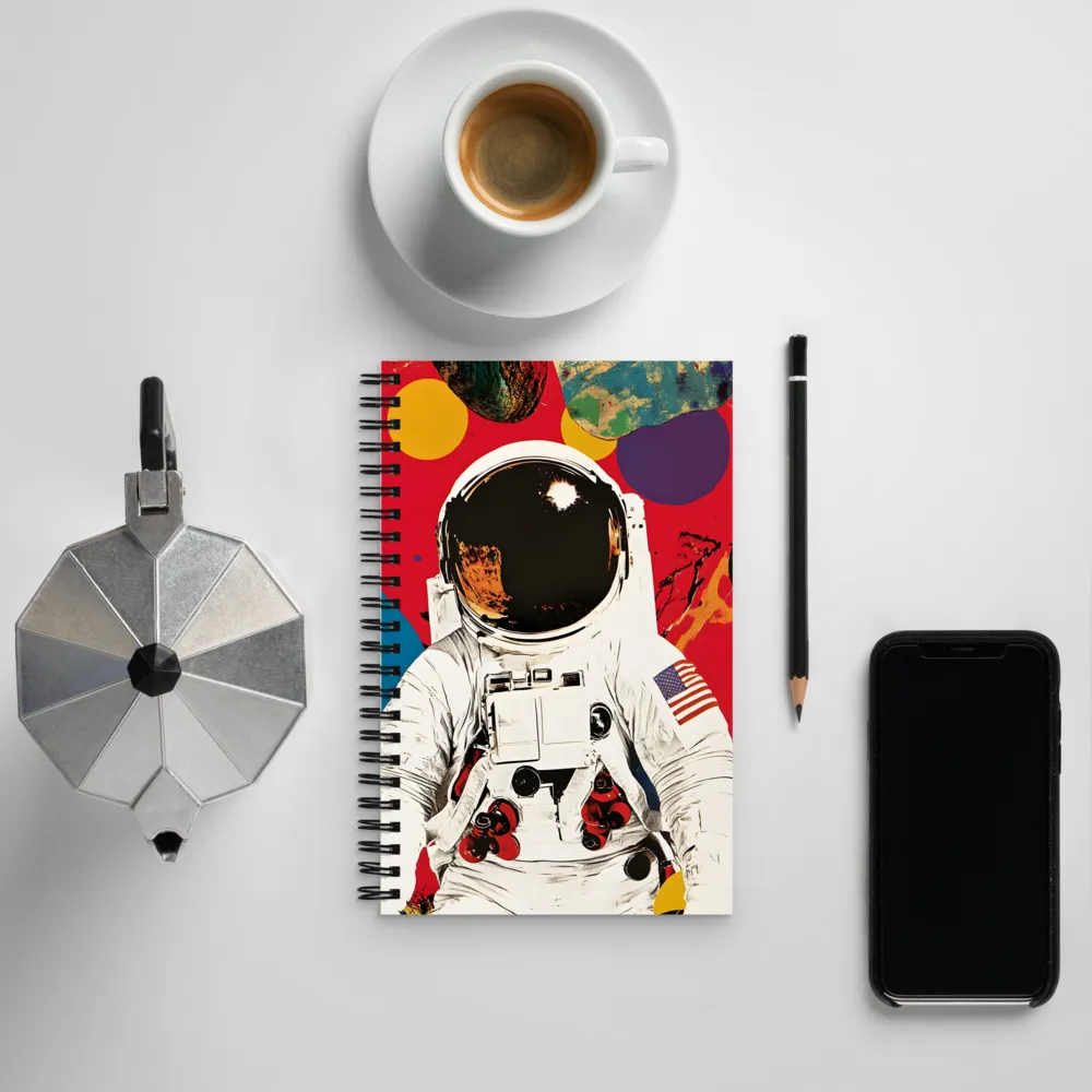 Cosmic Exploration: The Astronaut's Journey | Spiral Notebook