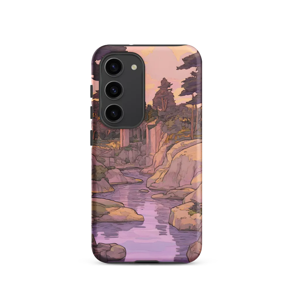 Tranquil Reverie: A Serene Landscape | Phone Case |  S23 | Tough Case | Matte