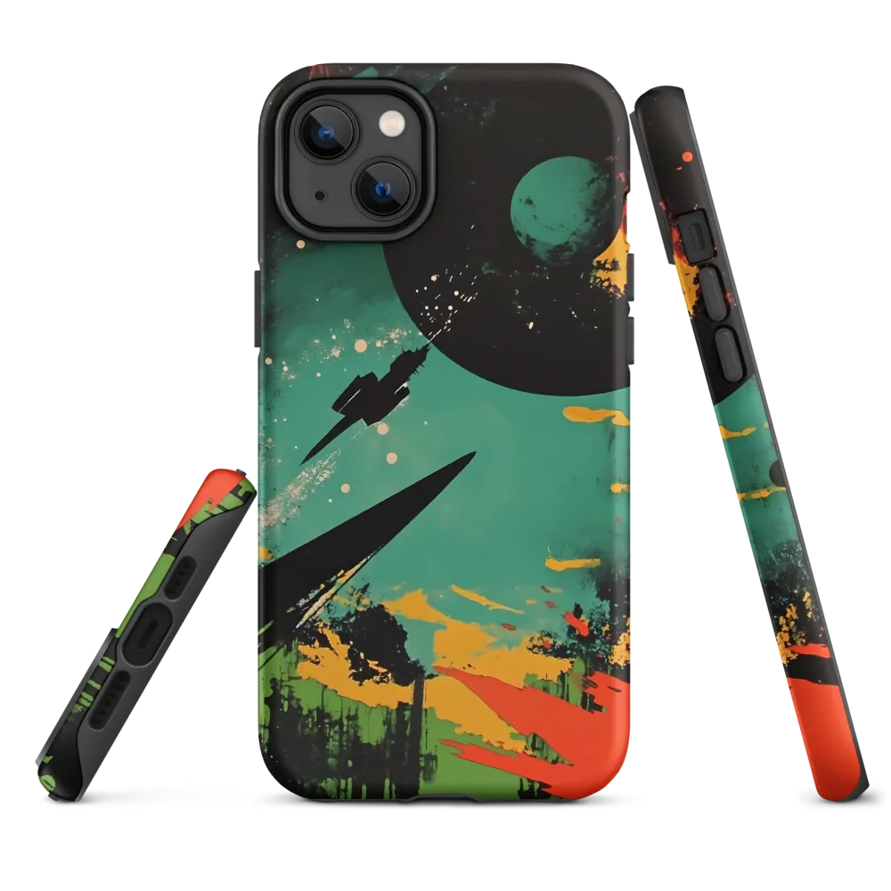 Journey Through the Cosmic Canvas | Phone Case |  14 Plus | Tough Case | Matte