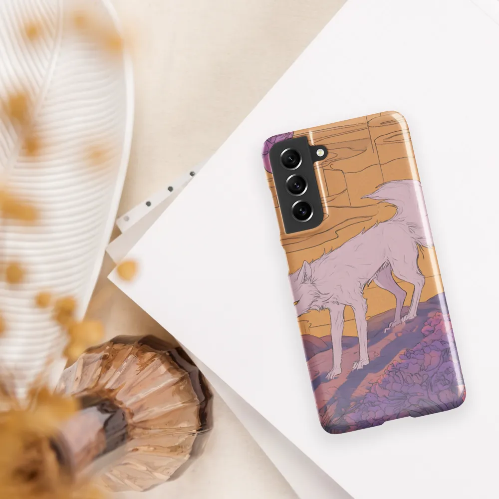 Whispers of the Violet Dawn | Phone Case |  S21 FE | Snap Case | Glossy
