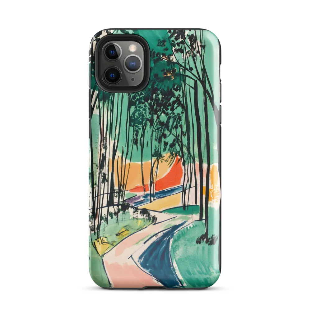 Winding Path Through the Forest | Phone Case |  11 Pro Max | Tough Case | Glossy