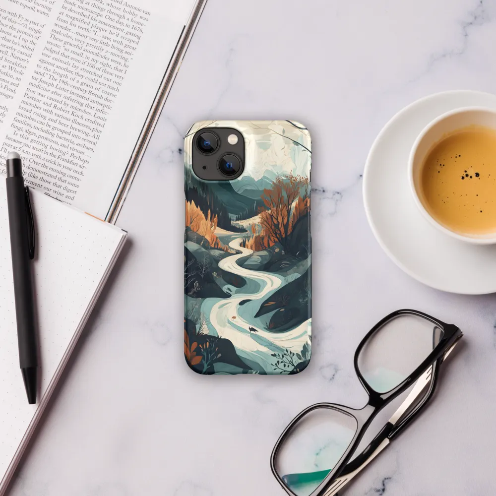 Winding Serenity: A Digital Landscape