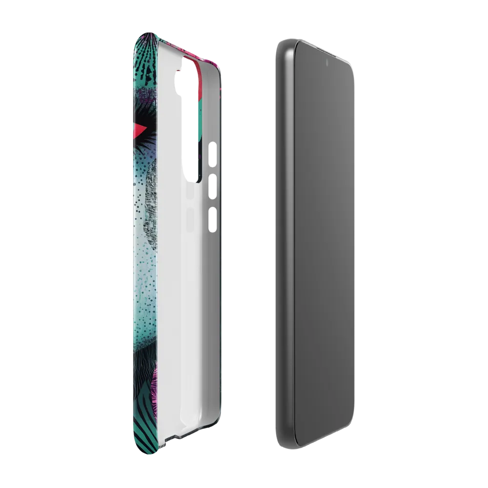 Mystical Beauty in Blue and Pink | Phone Case |  S22 Plus | Snap Case | Glossy