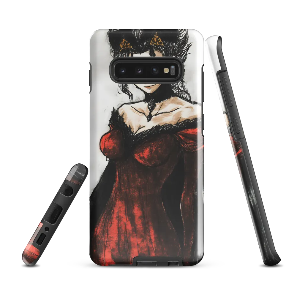 Mysterious Elegance | Phone Case |  S10 Plus | Tough Case | Glossy