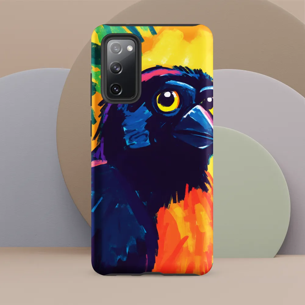 Vivid Avian Encounter