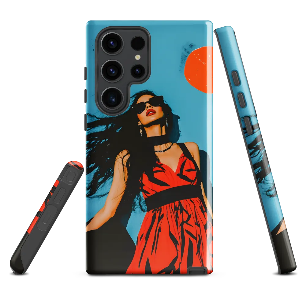 Sunset in Fashion: A Modern Portrait
