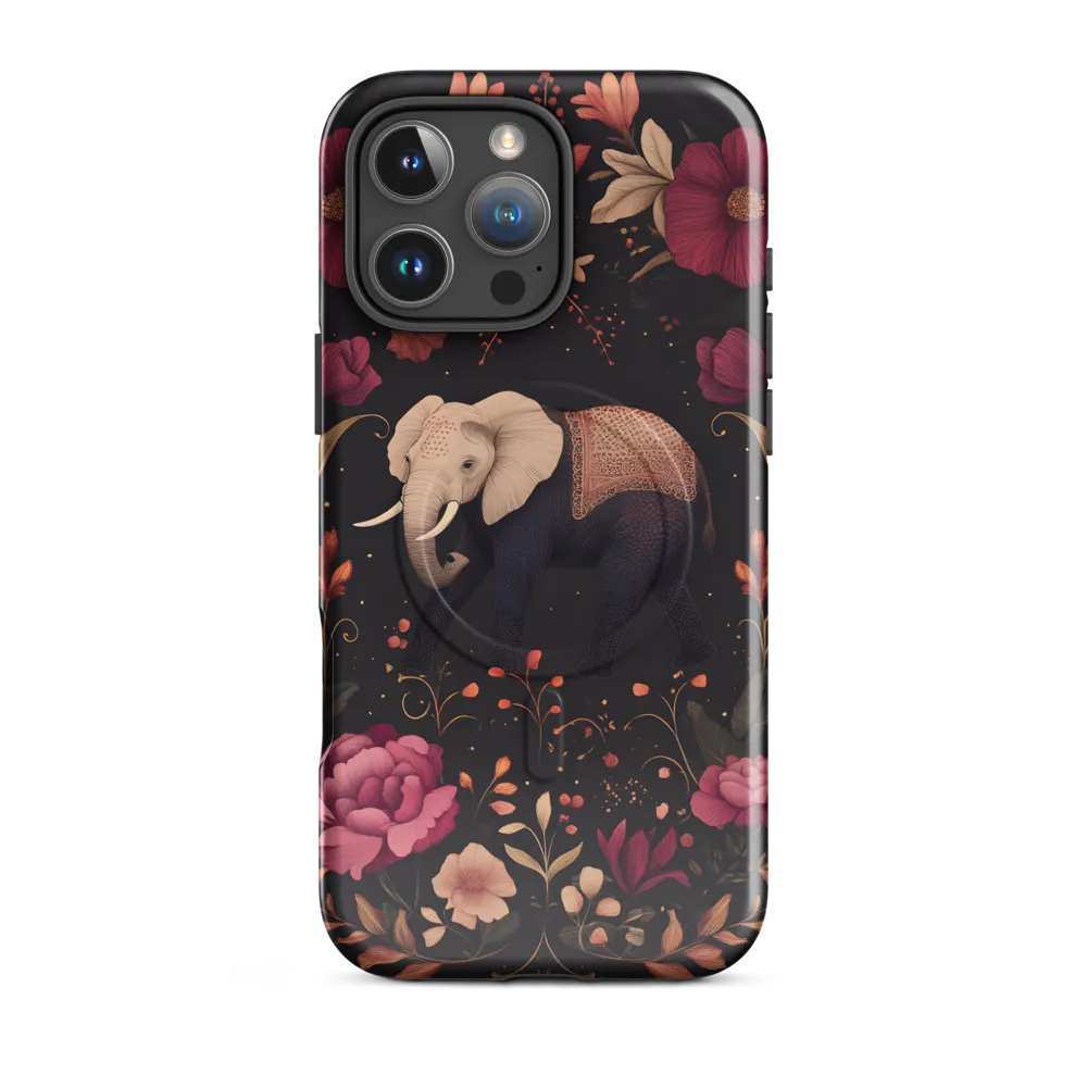 Whispers of the Wild: Elephants and Blooms