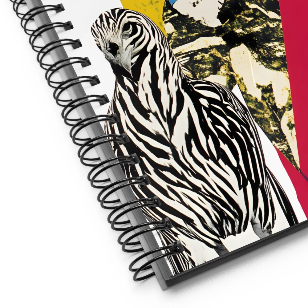 The Avian Elegance | Spiral Notebook