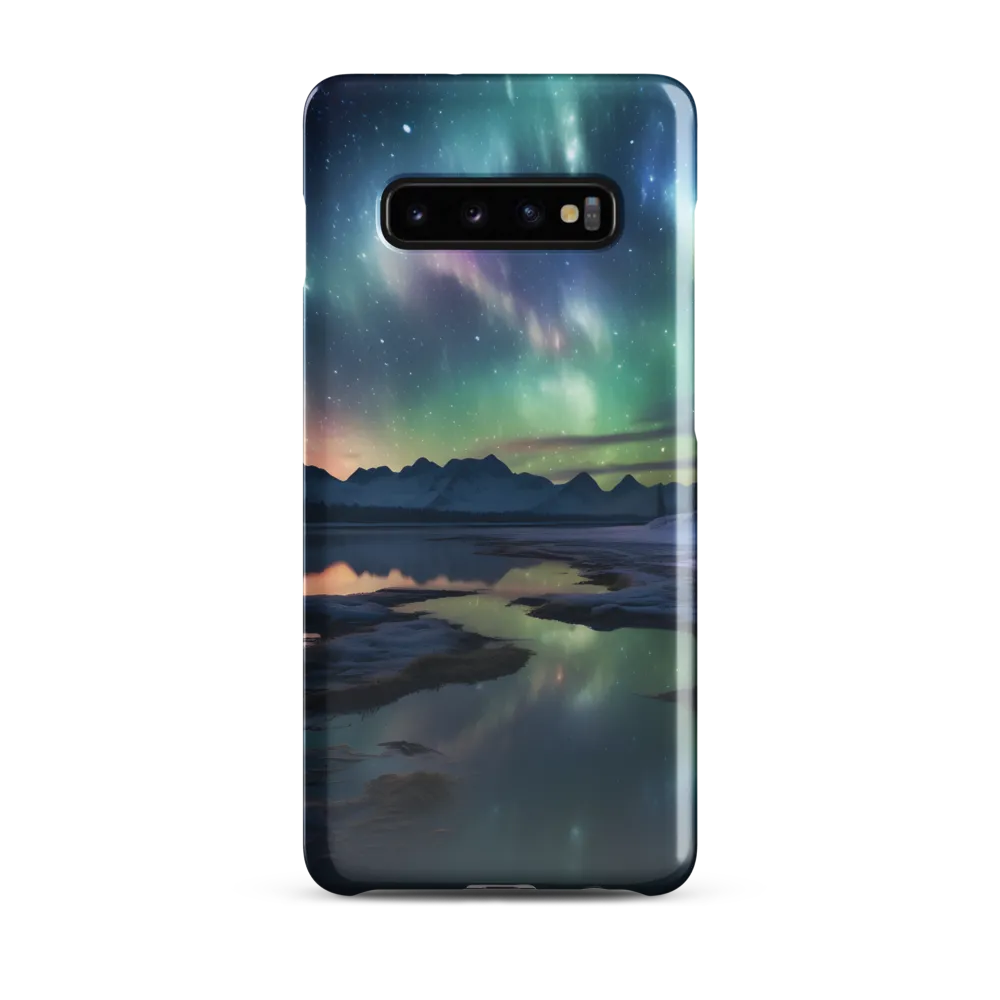 Ethereal Aurora: A Night Under the Stars | Phone Case |  S10 Plus | Snap Case | Glossy