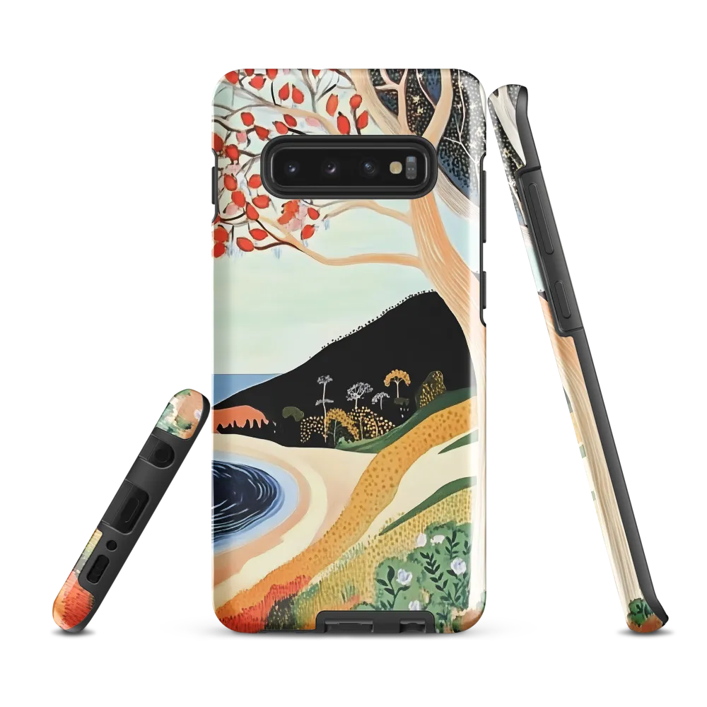 Tranquil Coastline Dream | Phone Case |  S10 Plus | Tough Case | Glossy