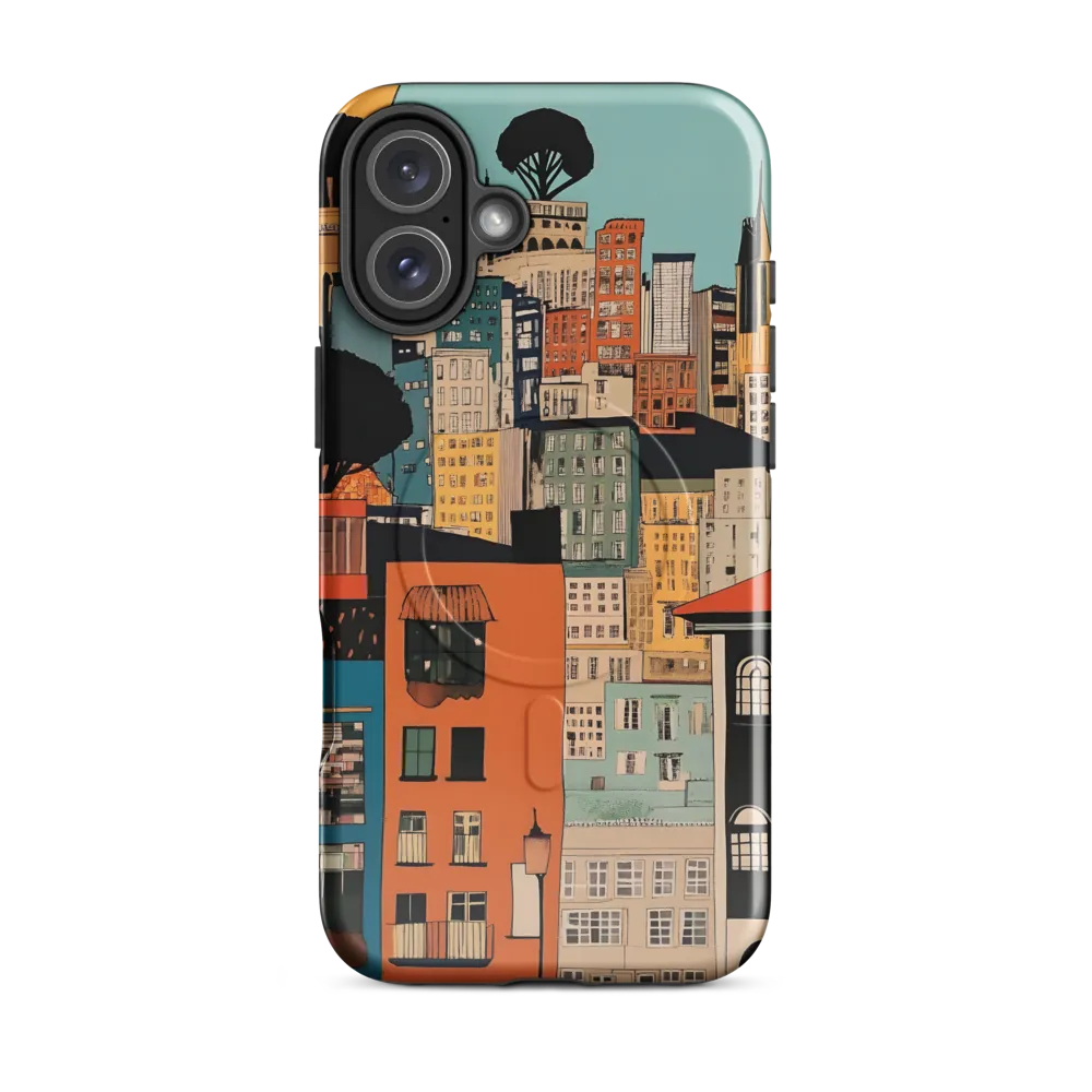Urban Fusion: A Colorful Cityscape