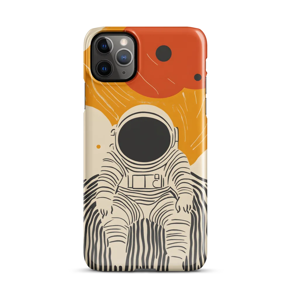 Astronaut in Cosmic Thoughts | Phone Case |  11 Pro Max | Snap Case | Glossy