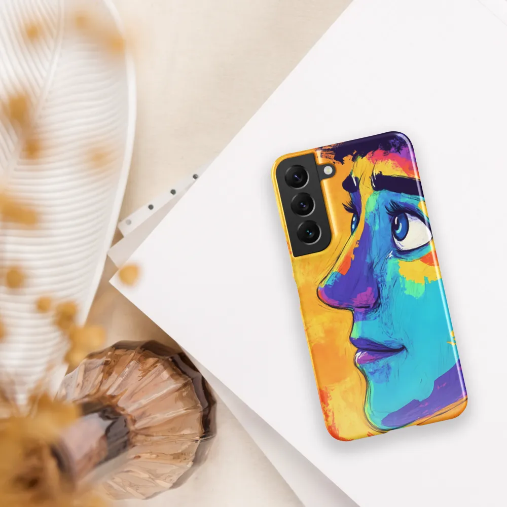 Whispers of Curiosity | Phone Case |  S22 | Snap Case | Glossy