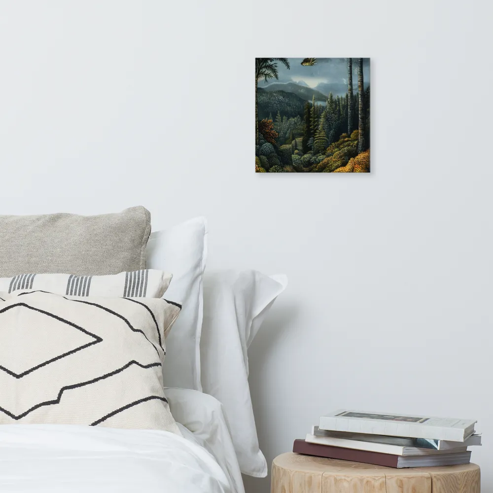 Whispers of the Enchanted Forest | Canvas | 12″×12″