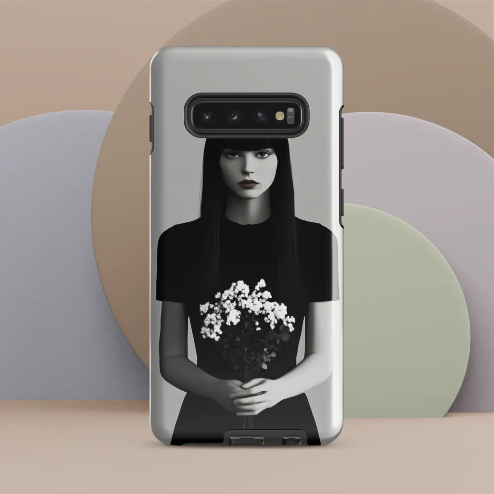 Monochrome Serenity | Phone Case |  S10 Plus | Tough Case | Glossy