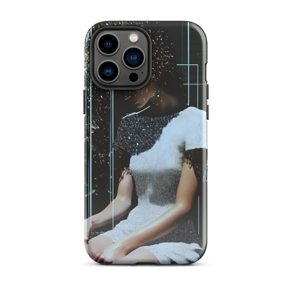 Portrait with Particle Halo