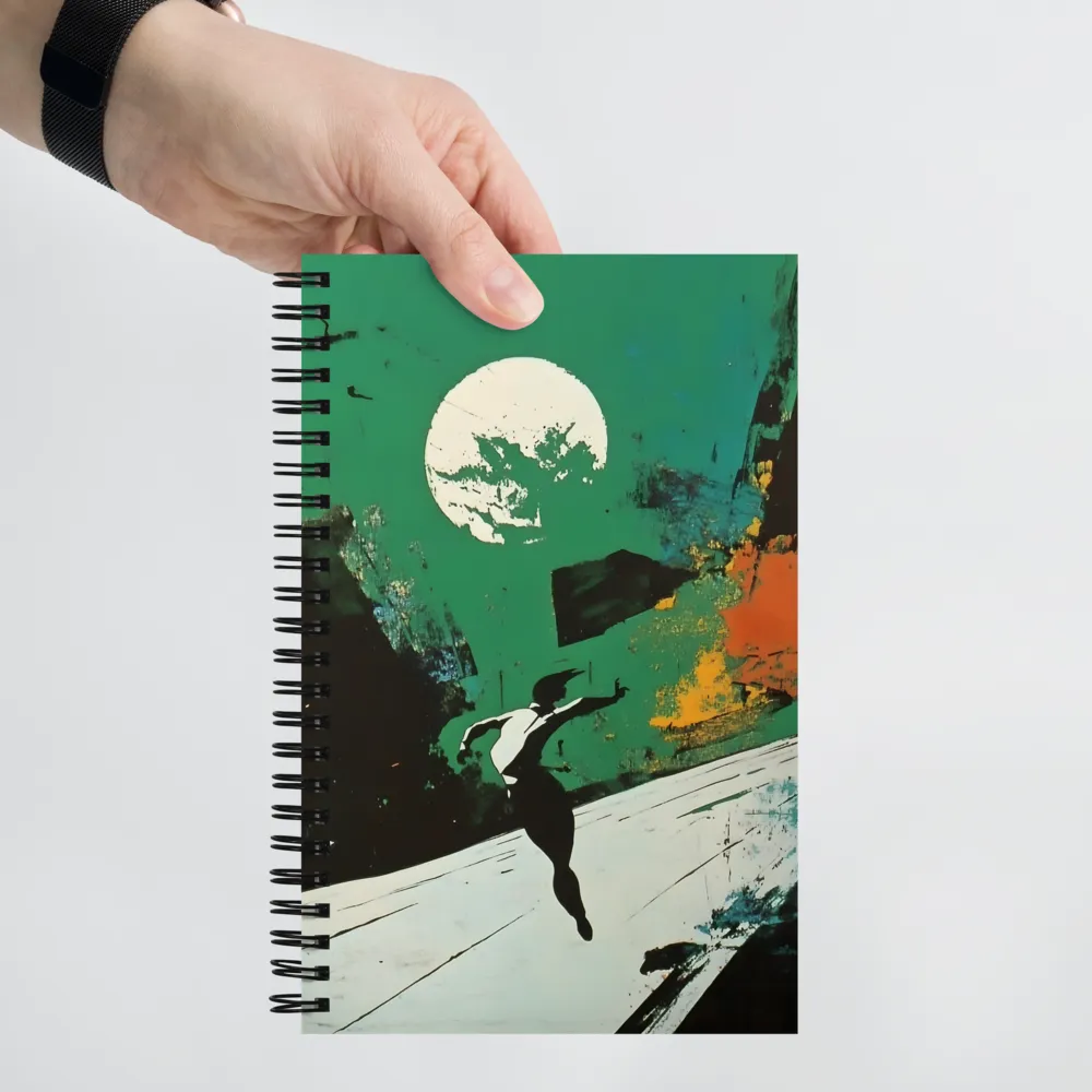 Chasing the Moon | Spiral Notebook