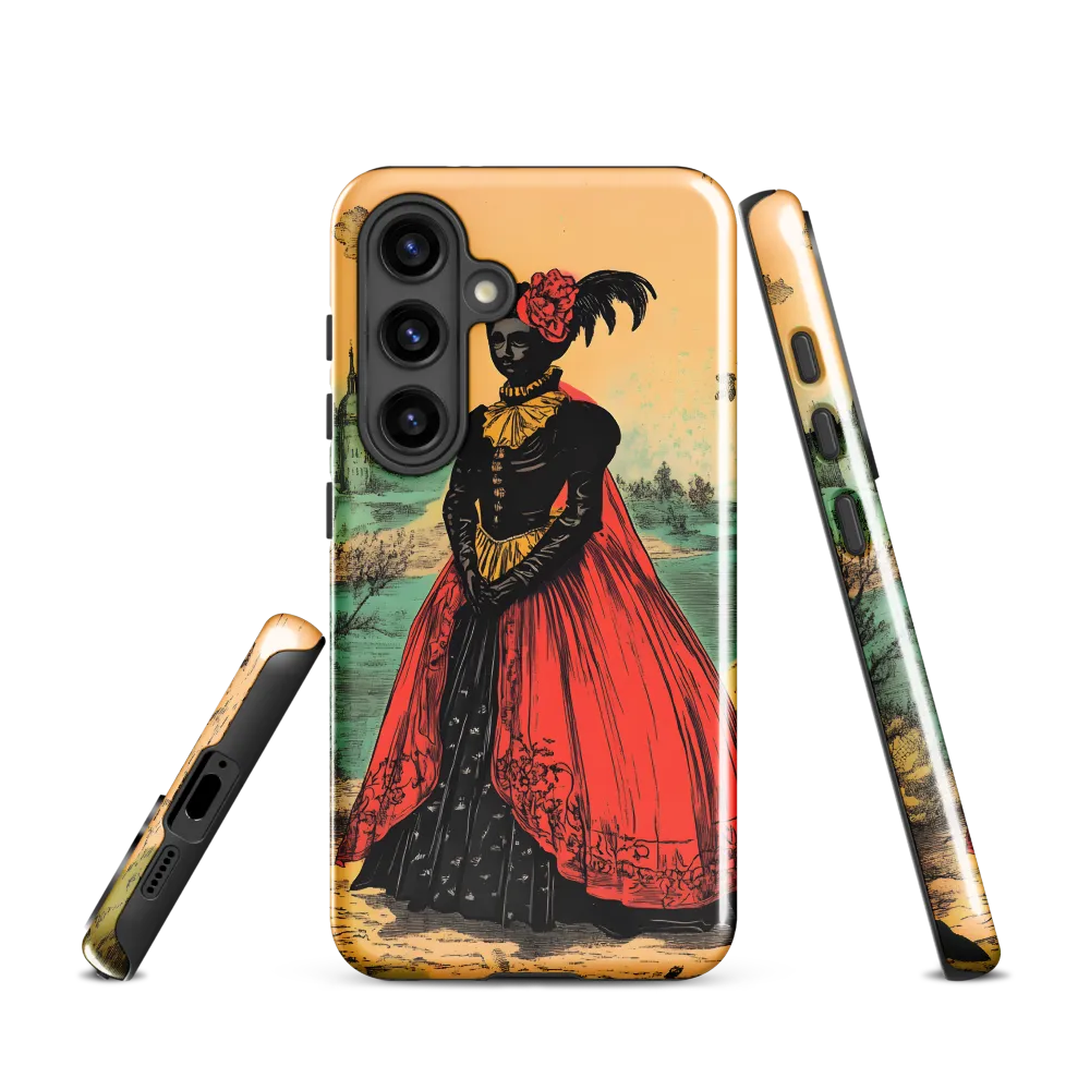 Elegance in Red and Gold