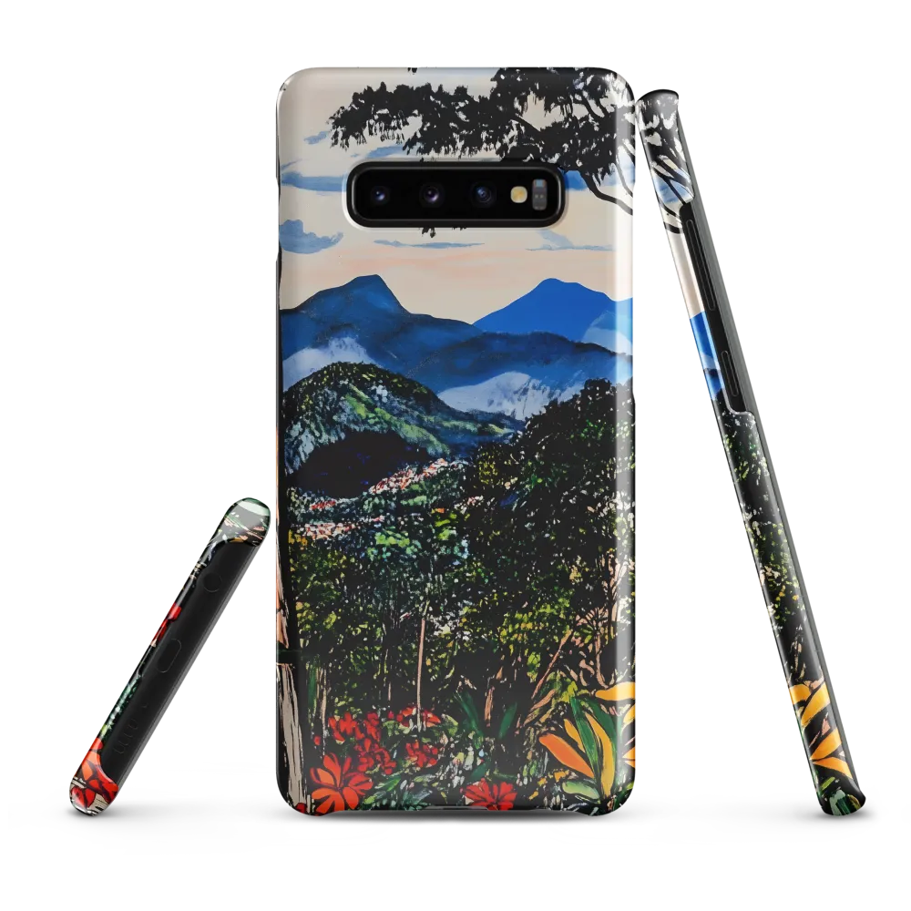 Nature's Vibrant Embrace | Phone Case |  S10 Plus | Snap Case | Glossy