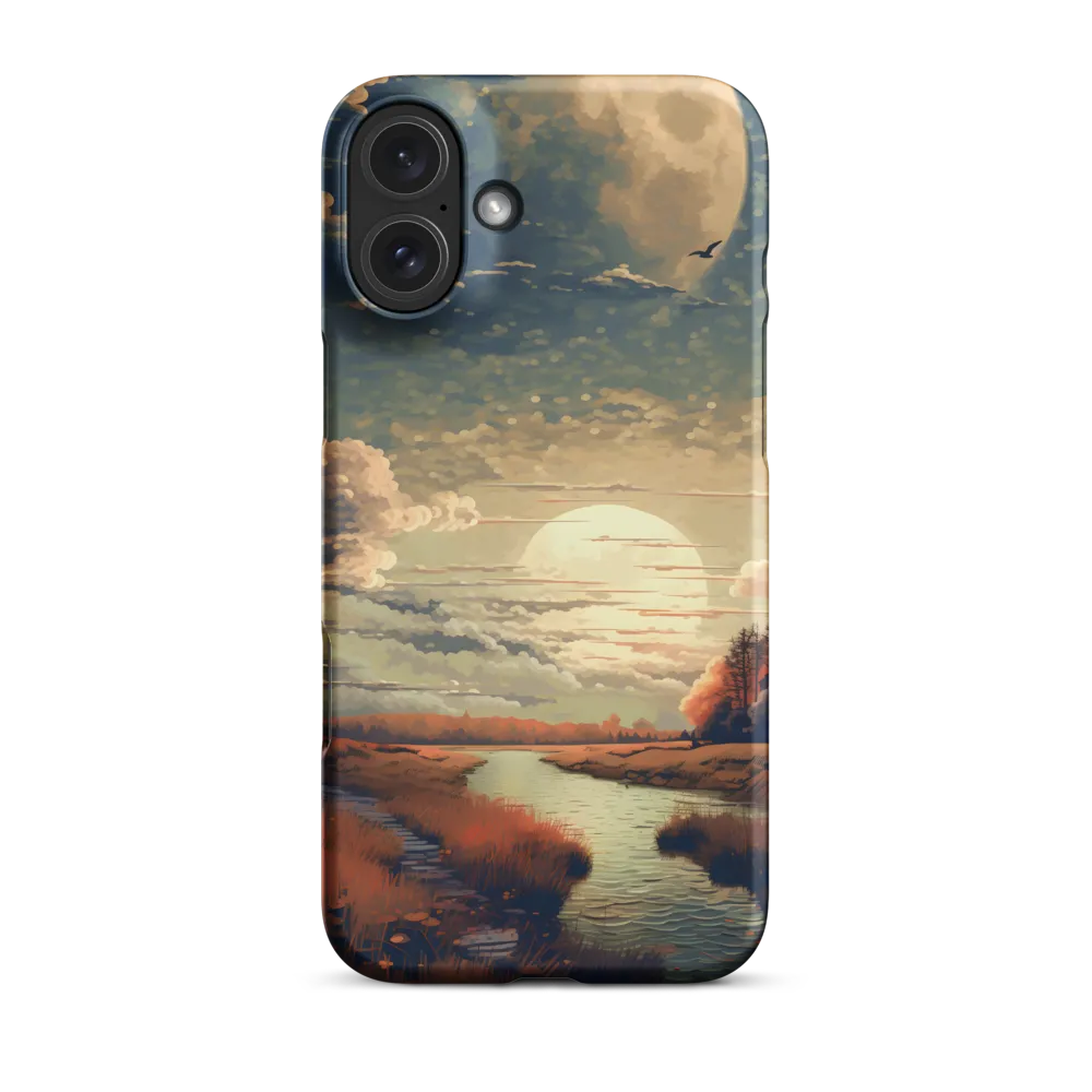 Whispers of Dusk: A Tranquil River Landscape