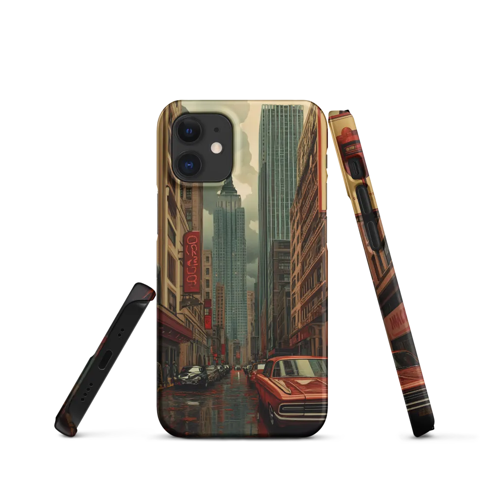 Nostalgic Cityscape: Reflections of a Forgotten Era | Phone Case |  12 Mini | Snap Case | Matte