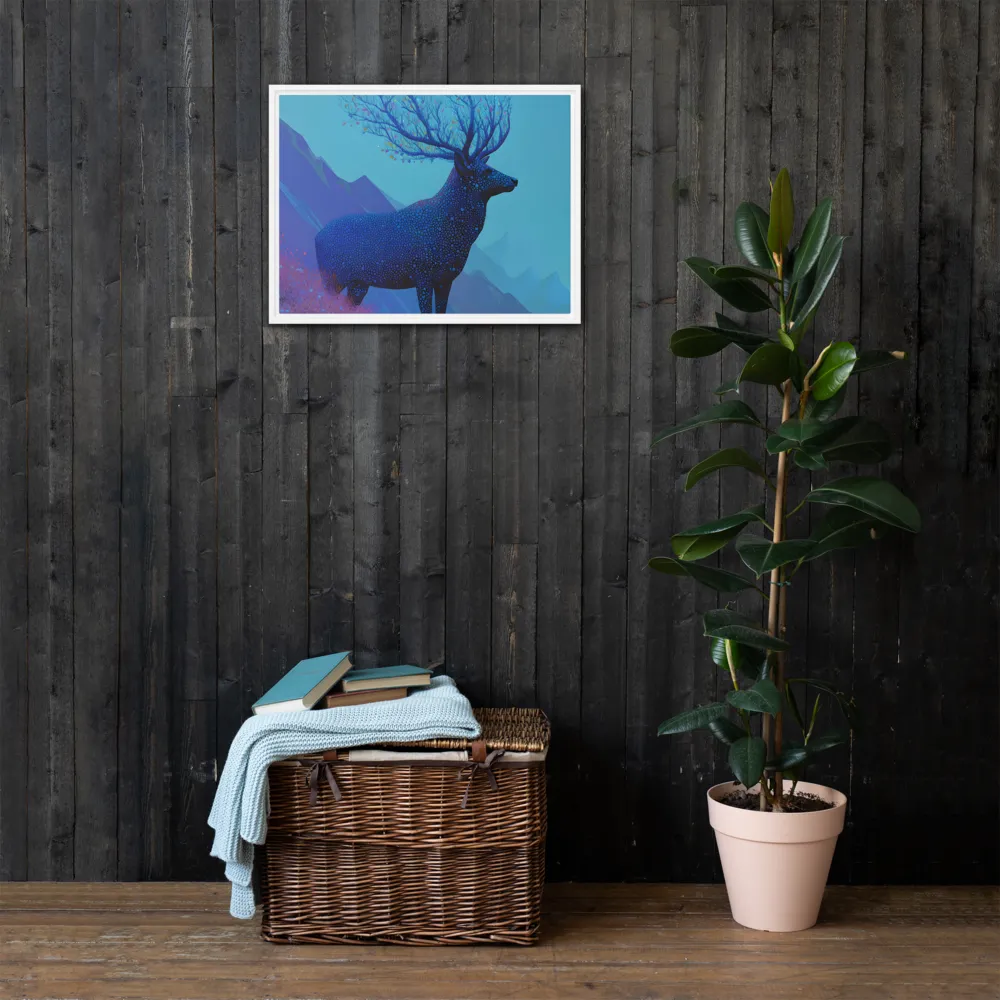 Ethereal Harmony | Canvas with White Frame | 18″×24″
