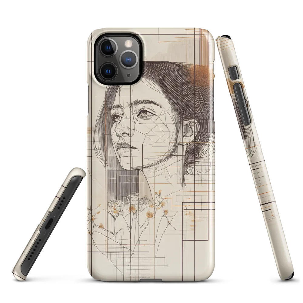 Serenity in Lines | Phone Case |  11 Pro Max | Snap Case | Glossy